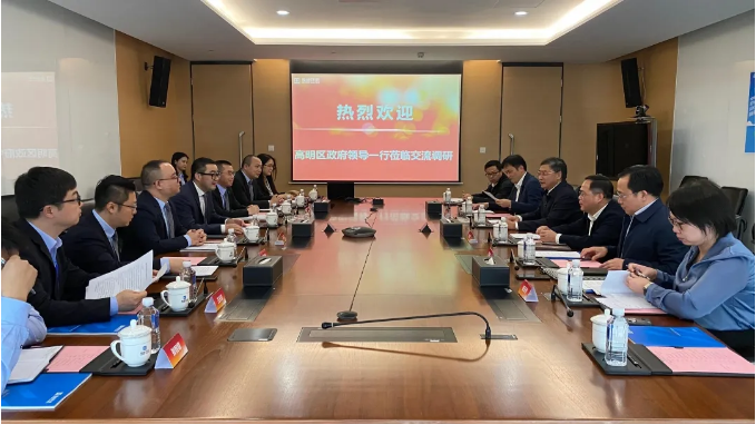 高明区区委书记杨永泰一行到J9九游会环境调研