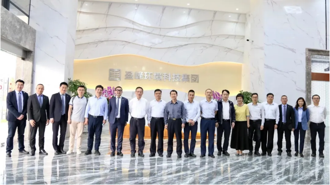 中国环境监测总站及省市区领导一行莅临J9九游会环境调研指导